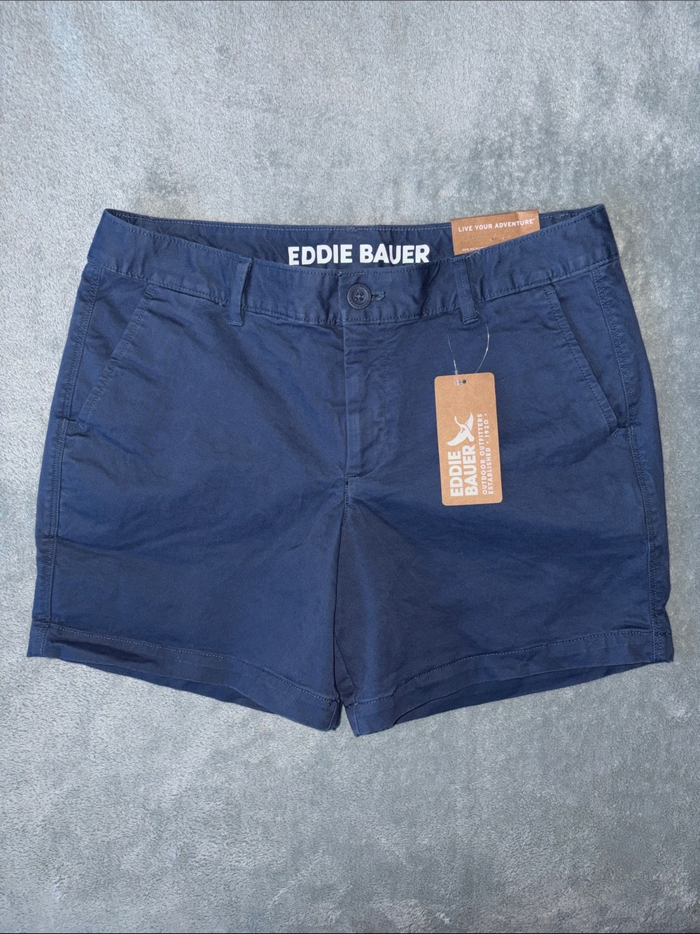 🗻 Eddie Bauer Legend Wash Stretch Willit Shorts. Carbon. Size 14. New!